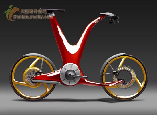 photoshop后期处理:渲染手绘创意自行车[中国photoshop资源网]