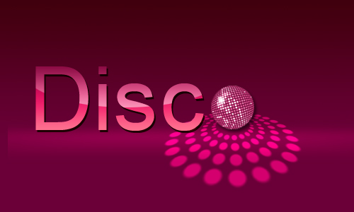 photoshop制作一个简单好看的discologo