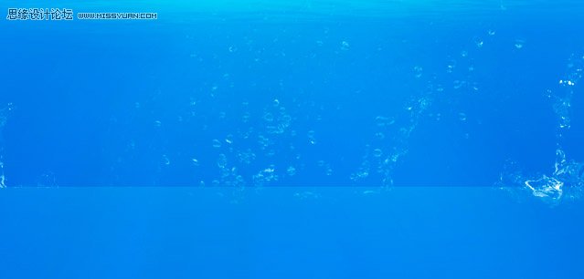 PhotoShop设计制作悬浮在海洋底的网页模板教