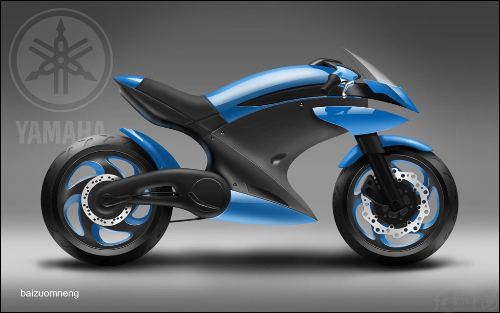 PhotoShop绘制超酷的未来版摩托车的教程[中