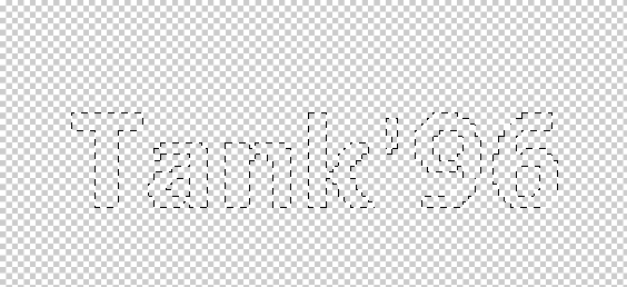 photoshop制作黑白点阵字体文字特效教程