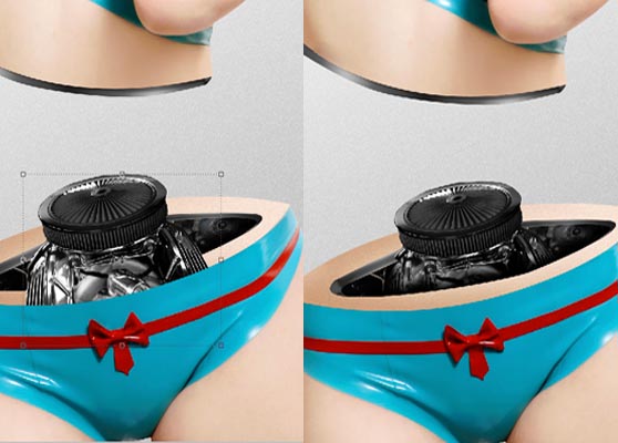 Creating a ***y mechanical pinup in <a href='http://www.86ps.com/'><font color=''>Photoshop</font></a>