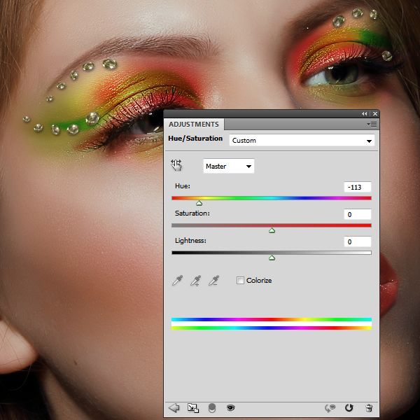 How to Apply Creative Makeup with <a href='http://www.86ps.com/'><font color=''>Photoshop</font></a> 16