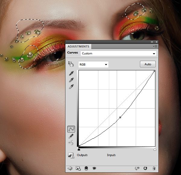 How to Apply Creative Makeup with <a href='http://www.86ps.com/'><font color=''>Photoshop</font></a> 17