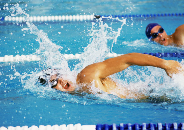游泳健将游泳运动员体育人物图片素材(22p)