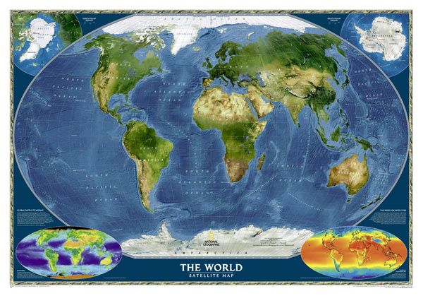 卫星全图世界地图高清图片素材下载 [中国Pho