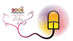 矢量2008创意卡片